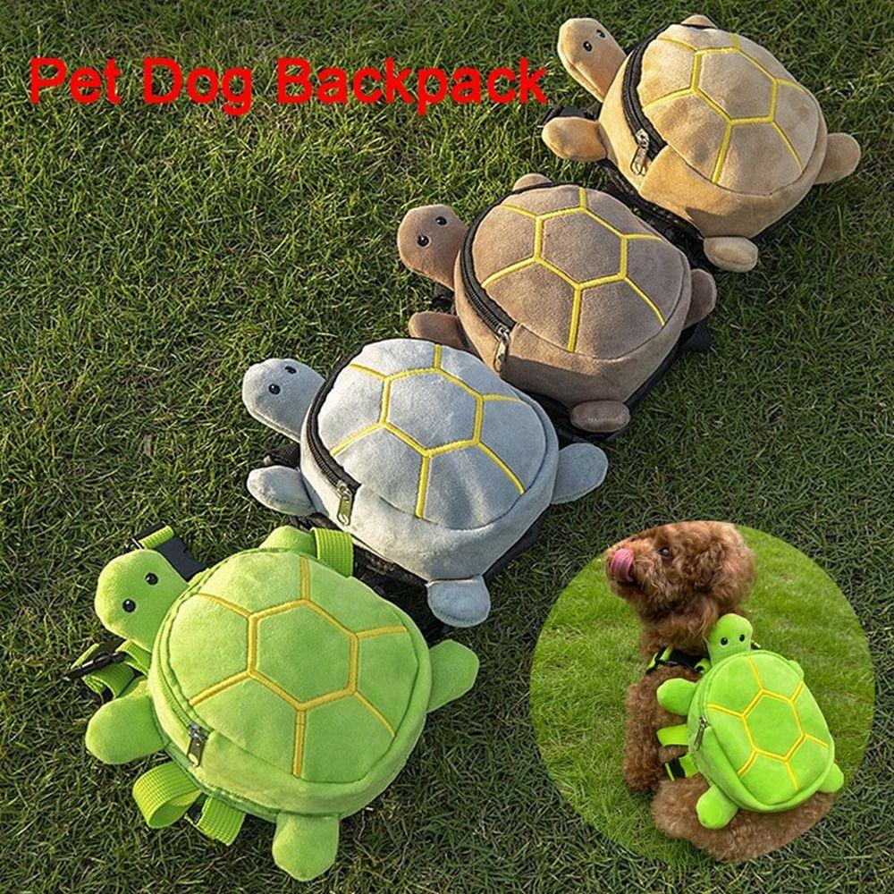 Плюшевая сумка для закусок для домашних животных Большая вместимость Рюкзак для домашних животных Милый рюкзак для собак Кошка