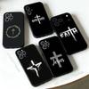 Иисус Христианский Простой Крест Чехол Для Телефона Для iPhone 17,16,15,14,13,12,11,Pro,Max,Plus,E,Air,Mini Защитный Черный Чехол