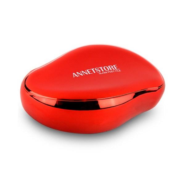 Annette Store Стильная стеклянная подставка для ног, красная, 1 шт.