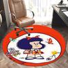 Mafalda Chair Mat - Round Carpet for Home Decor, Office Use, Living Room