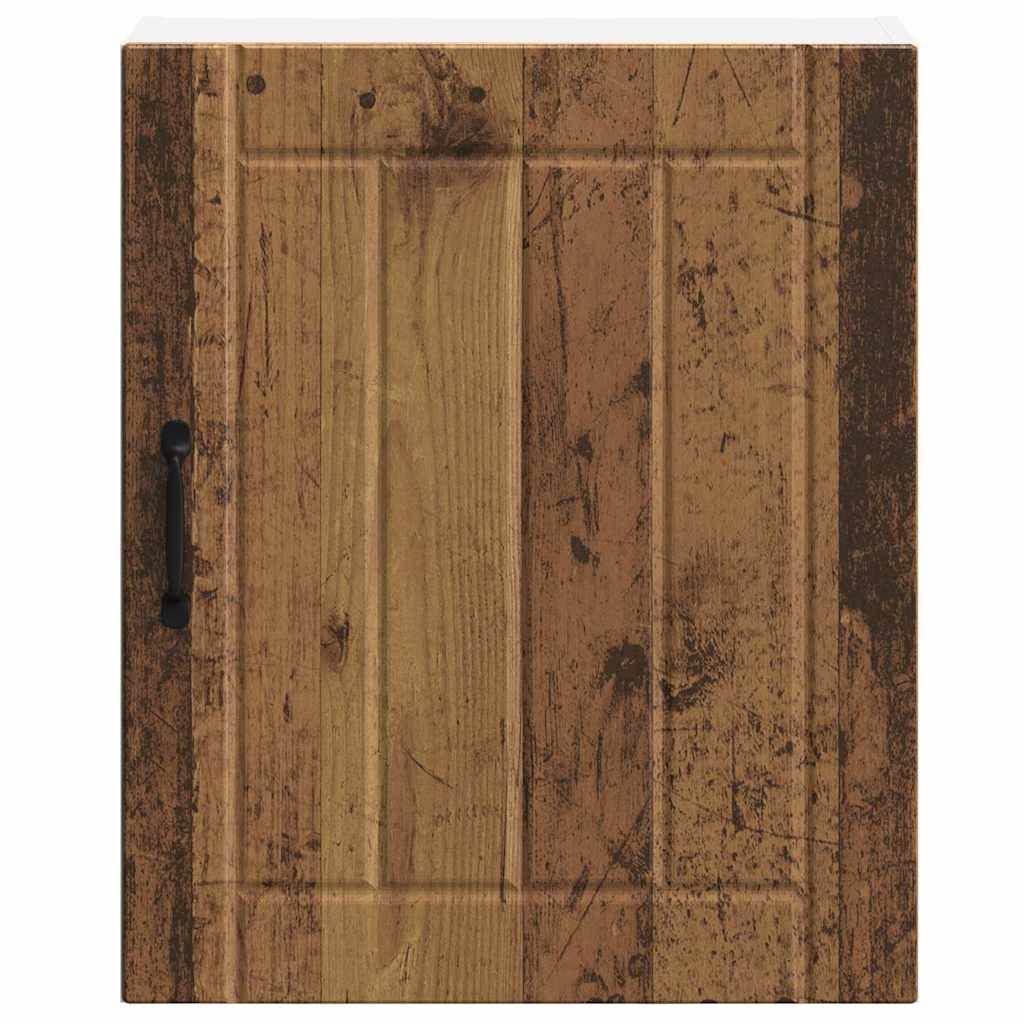 Kitchen Wall Cabinets 2 pcs Lucca Vintage Wood Look Particleboard