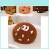 Pattern Cookie Cartoon Plush Cushion Pillow With Pp Cotton Fill For Home Office
