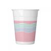 Procos Elegant Wave Pattern Party Cup (Pack of 8)