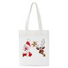 Christmas Gift Bag Shopper Bag Shopping Bag Vintage Canvas Bag Tote Bag Kawaii Shoulder Bag Handbag Cartoon Bolsa De Compras
