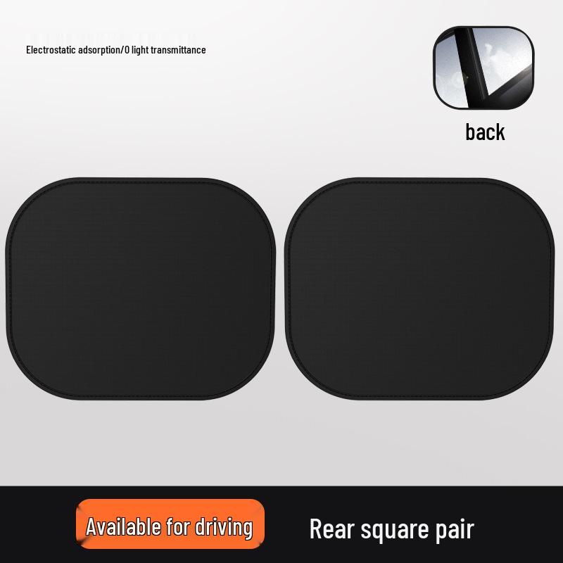 Car Sunshade Blackout Curtain: Laser Heat Protection for Windshield & Side Windows
