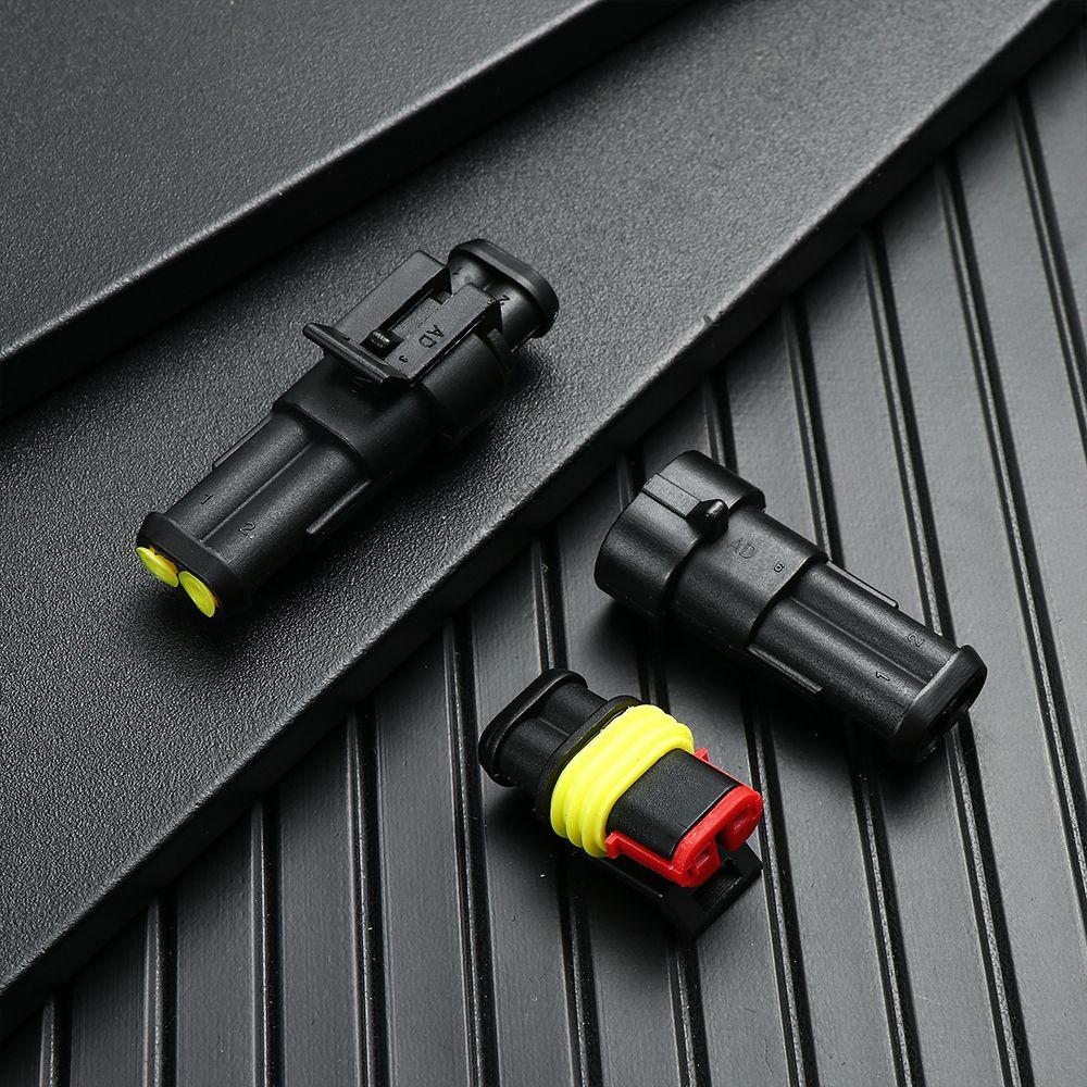 Высококачественные герметичные автомобильные разъемы с кабелем и гнездом 12 В 2-контактный электрический провод