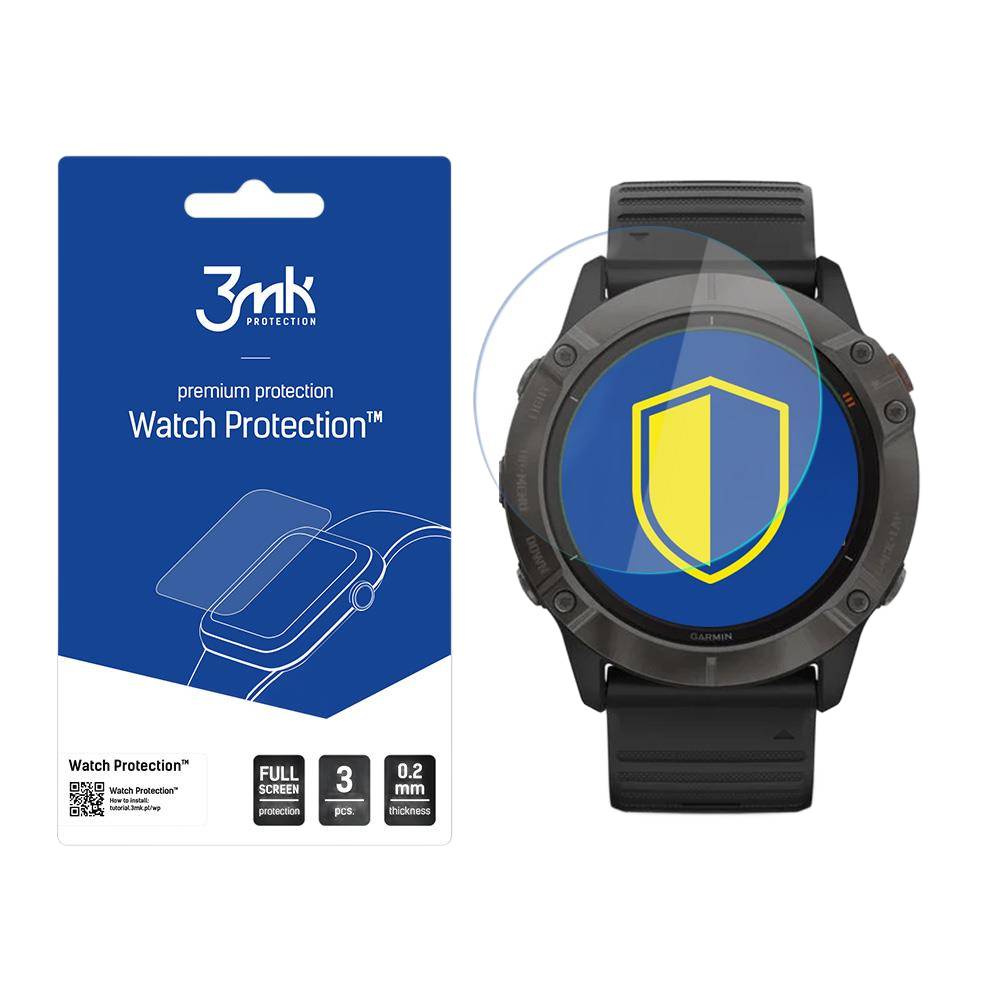 Garmin Fenix 6X Pro - 3Mk Watch Protection Flexibleglass
