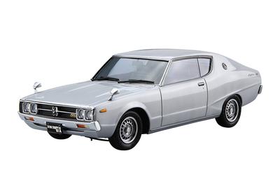Aoshima Bunka Kyozai Серия Модель автомобиля Nissan GC111 Skyline 1976 Пластиковая модель 1/24 №51 HT2000GTX-E S