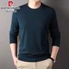 Pierre Cardin Men's Round Neck Long Sleeve Pullover T-Shirt