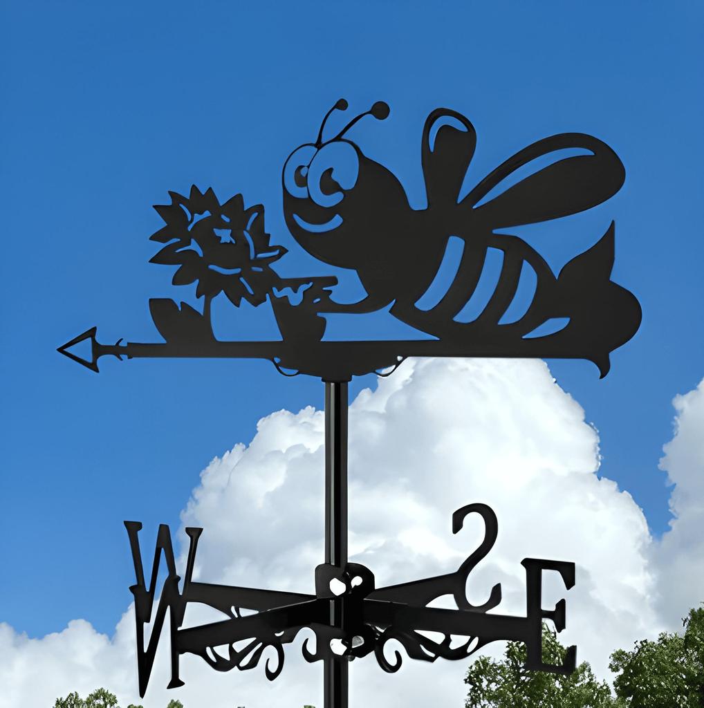 Декоративный железный флюгер - наружное украшение для металлической крыши