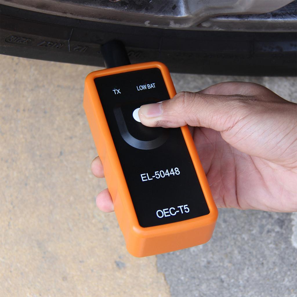 Tire Pressure Reset Tool with LED Indicator and Beeper Confirmation Tire Pressure Testing Tool for Vehicles