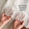 New French mesh lace suspender vest inner and outer wear top breathable thin back underwear women