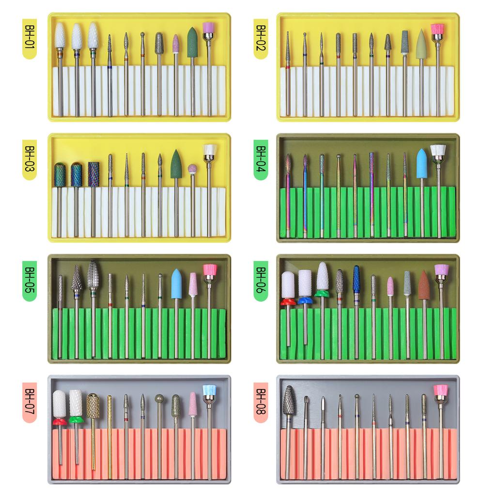 Высококачественный новый инструмент для полировки ногтей, сплав вольфрамовой стали, керамическая насадка для полировки ногтей, набор инструментов для полировки