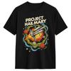 Повседневная футболка Amaze Jazz Hands Project Hail Mary для мужчин, с круглым вырезом, хлопковая, с коротким рукавом, больших размеров