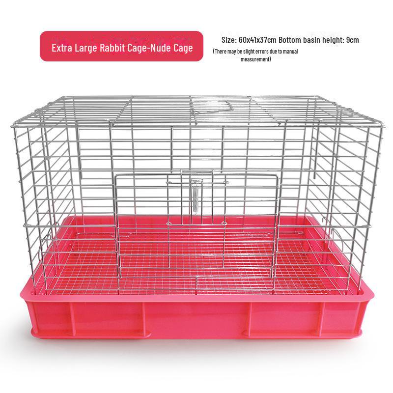 Большая крытая клетка для кроликов и морских свинок с автоматической очисткой отходов