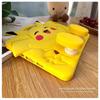 3D Мультяшный Пикачу Регулируемая подставка Силиконовый чехол для iPad Mini 1-8/Air 1-5/M2/M3/Pro 9.7-11 дюймов/10-е поколение 10.9 дюймов Защитный корпус