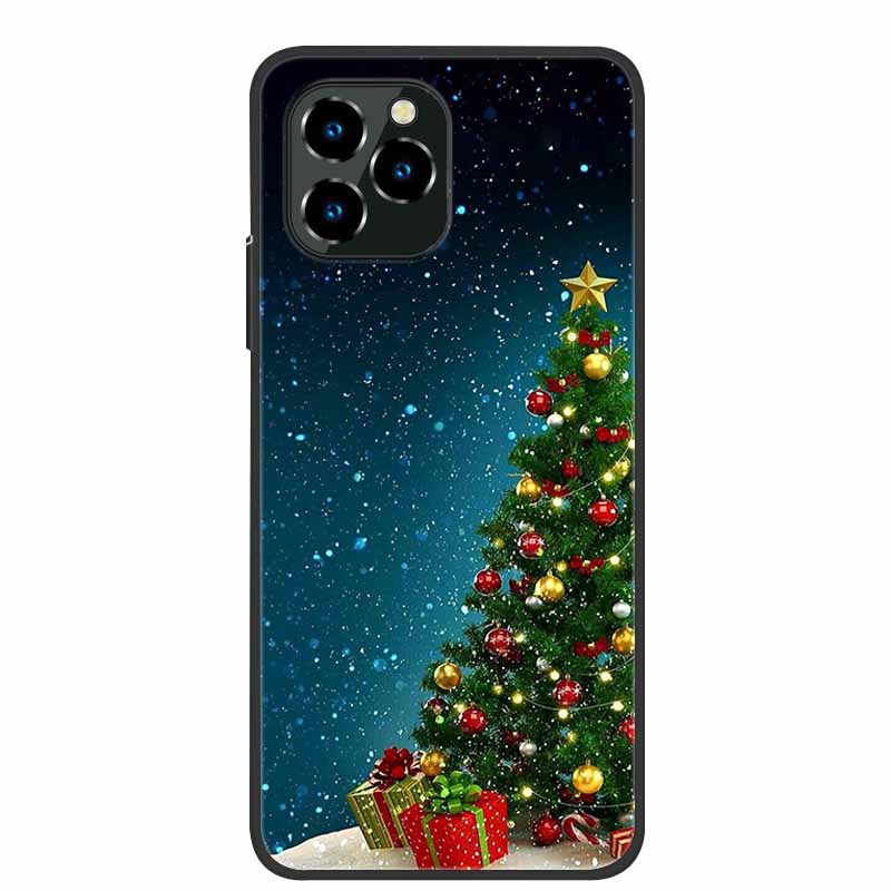 Phone Case For Oukitel C21 Pro Christmas Silicone TPU Soft Cover For Oukitel C21 Pro Coque Protector Bumper OukitelC21 Elk Funda