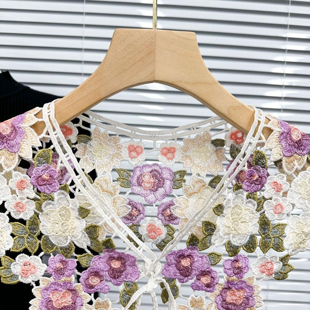 Embroidery Women's Lace Collar Collar Insignia Detachable Shirt New Cloak Fake False Collars