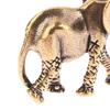 Antique Bronze Minature Elephant Figurines Tea Pet Table Ornament Decoration