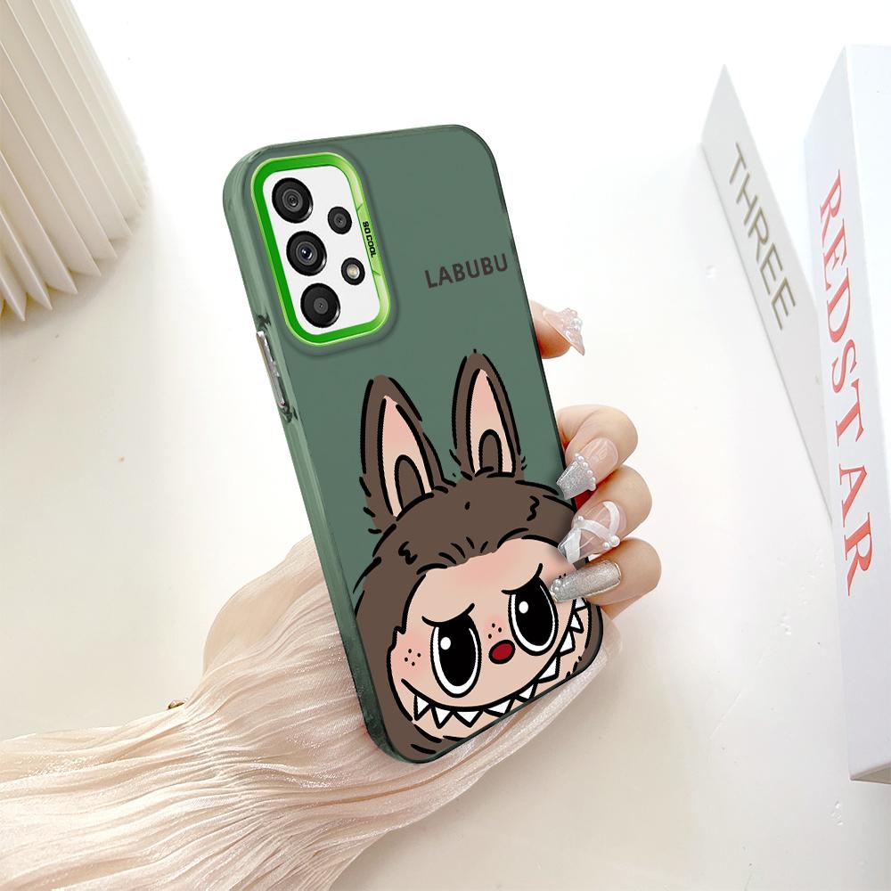 Окрашенный узор, цветной серебристый, двухсторонний, жесткий, противоударный чехол для телефона Samsung