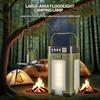 Multifunctional Camping Lantern 4-Leaf Foldable Rechargeable Lantern Emergency Light  Camping
