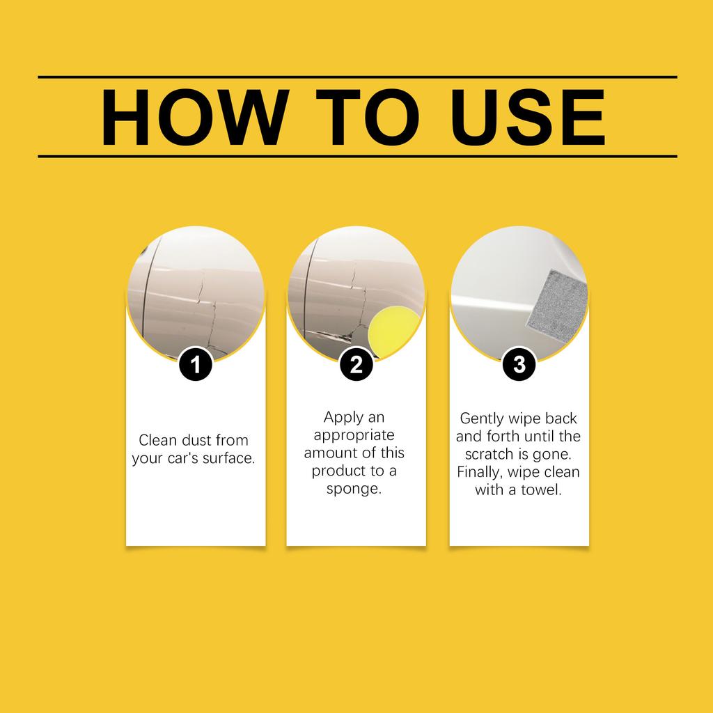 Car Scratch Remover Paint Care Tool Easily Effective Scratch Repair Polished Glossy Auto Body Grinding Compound Anti Scratch Wax