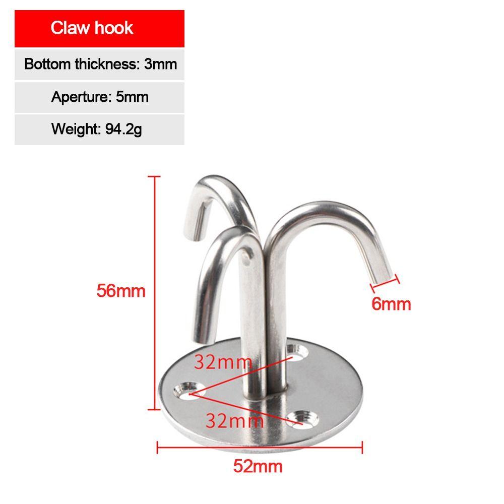 1Pcs U/J-Shaped Wall Hook Plate Deck Door Buckle New Ceiling Mount Hanger  for Fan Lamp