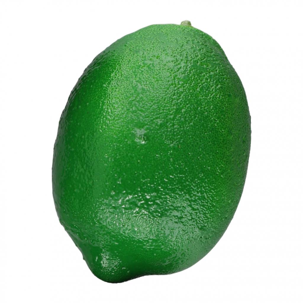Photography Props Artificial Lemon 6pcs Green Plastic Limes Simulation
