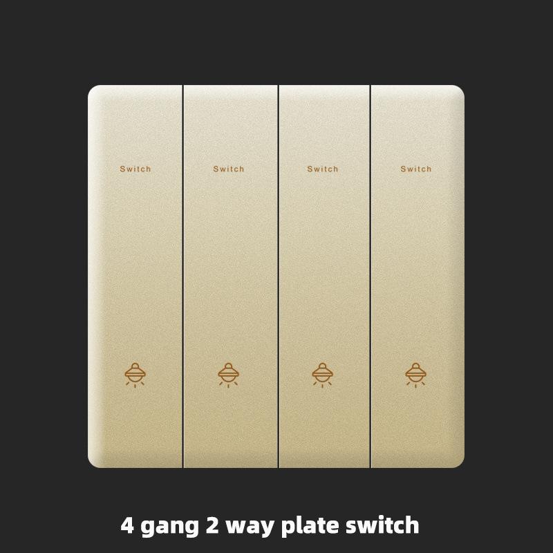 Розетка 13А, Великобритания, 18 Вт, быстрая зарядка Type-C, настенная розетка 220 В, панель переключателей на 1/2/3/4 клавиши, 1/2-ходовая, универсальная 5-контактная настенная электрическая розетка