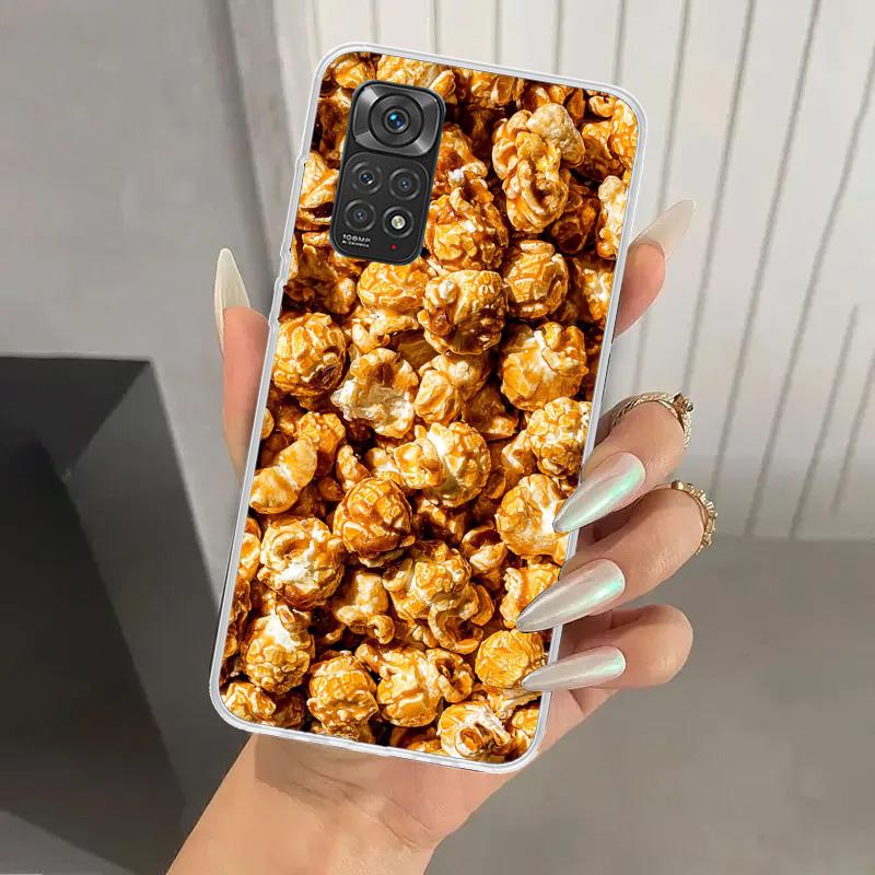 Food Fries Beer Cheese Sushi Cookie Phone Case for Xiaomi Redmi Note 15 14 14S 13 12S 12 Pro 11S 11 Plus 11T 11E 10S Soft Funda