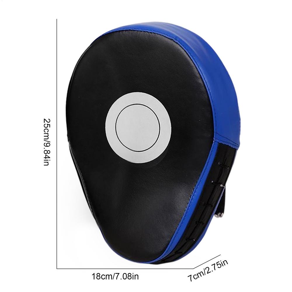 Boxing Pads Mitts Thickened Curved Boxing Training Pads PU Leather Punching Mitts for Adults Shock-absorbing Martial Arts Pads