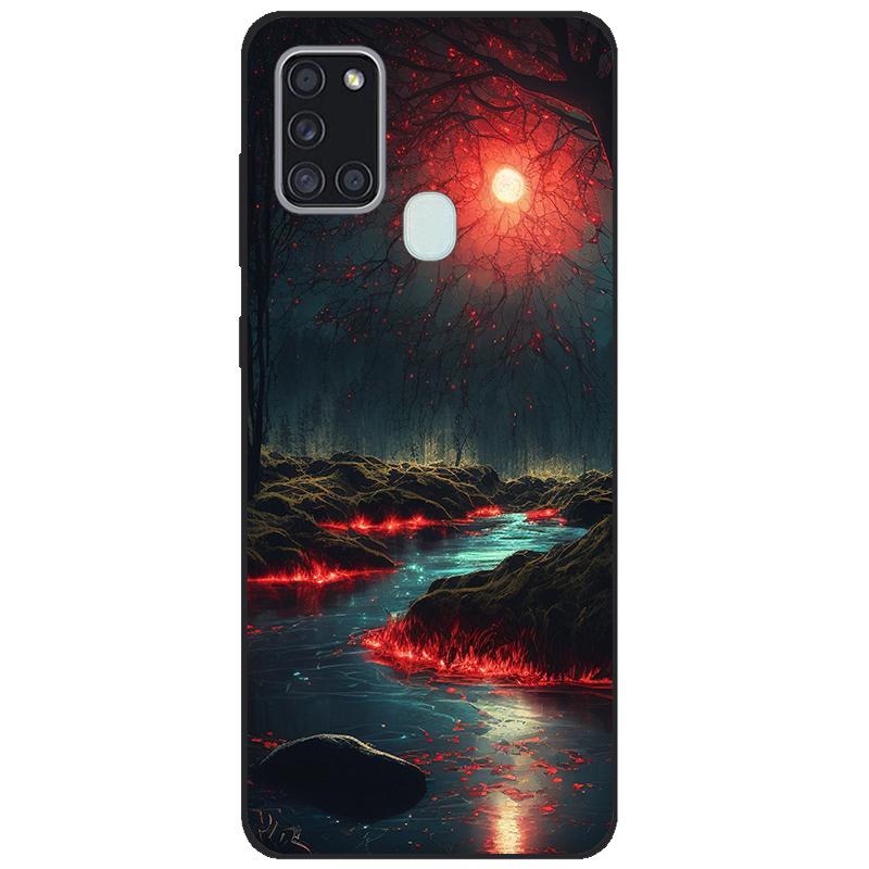 Для Samsung A21s SM-A217F/DSN Задняя крышка tpu Мягкий силиконовый чехол для телефона Для Samsung Galaxy A21s Чехол Мобильный телефон черный coque новый