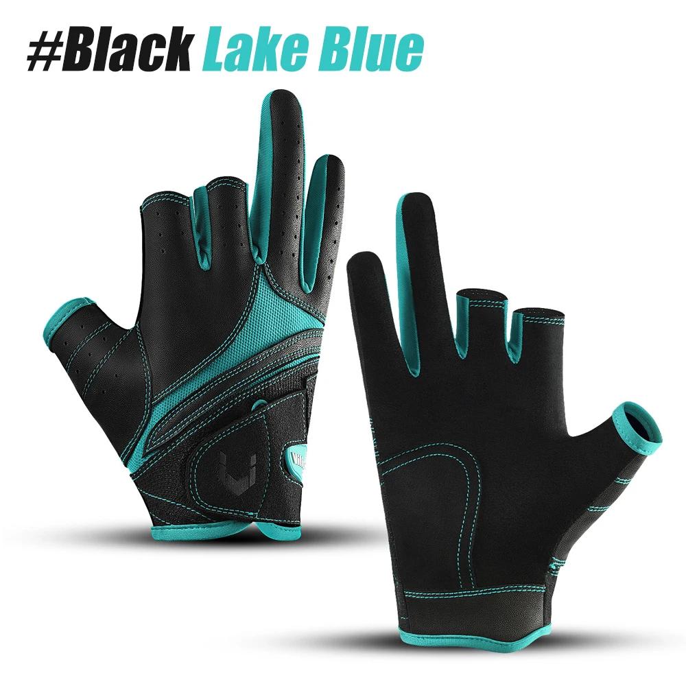 3 Cut Fingers Gloves,Anti-Slip Fishing Glove,Professional Finger Gloves Protector Unisex Elastic Band Glove For Outdoor Fishing