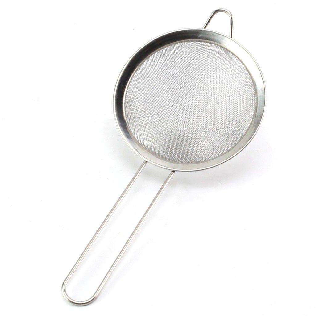 Дуршлаг из нержавеющей стали, фильтр для утечки яиц, белое разделение, трансграничное сито для муки, инструмент для выпечки