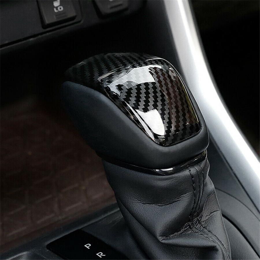 For 2019-21 Toyota RAV4 XA50 Gear Shift Knob Cover Accessories Carbon Fiber Look