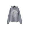 Unisex Oversized Hoodie Streetwear Cotton Pullover With Raised Letter Print Fall Casual Wear