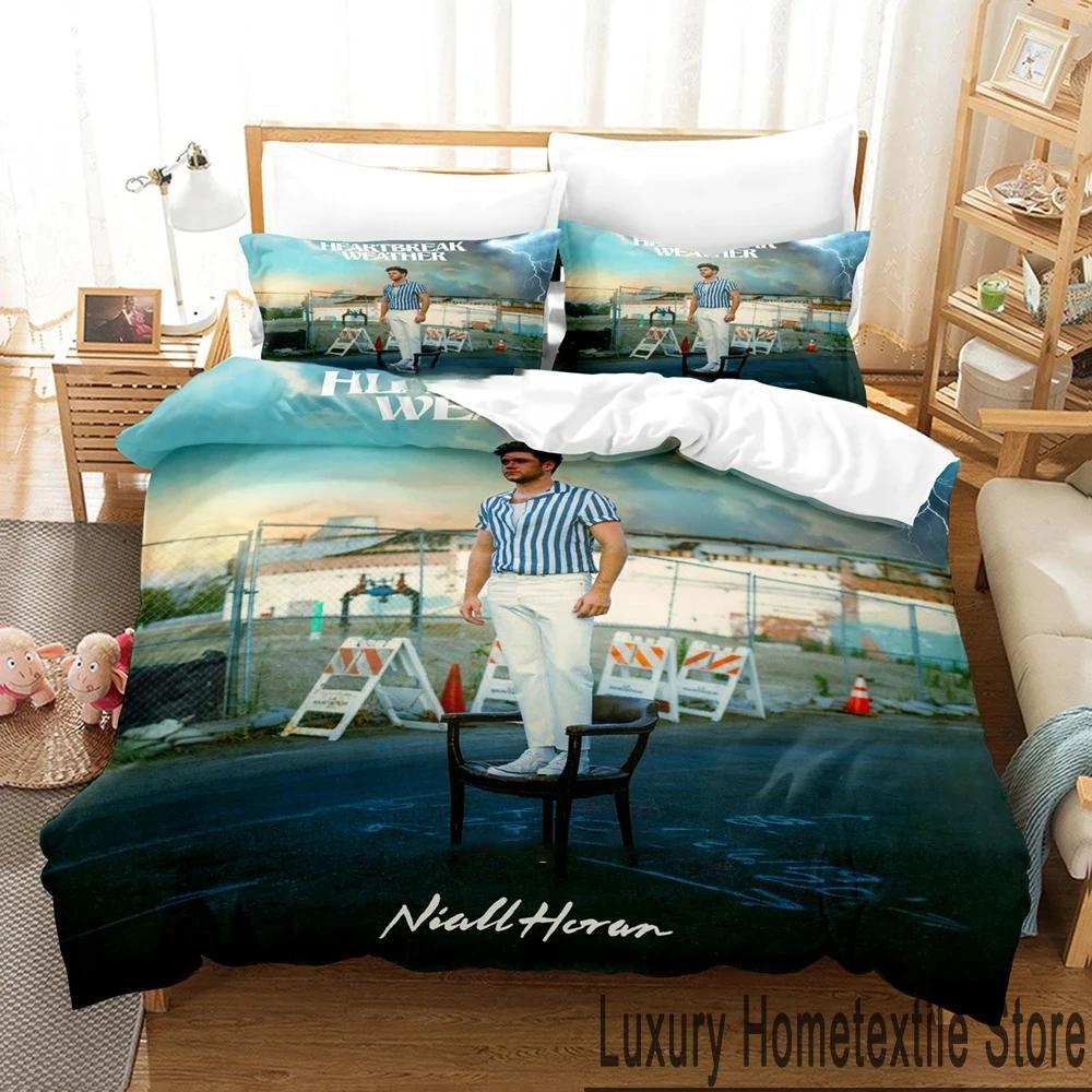 3D Print Niall Horan Bedding Set Boys Girls Twin Queen King Size Duvet Cover Pillowcase Bed Boys Adult Home Textileextile
