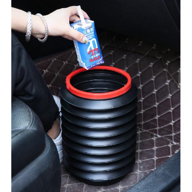 Автомобильный мусорный бак, интерьерный мешок для мусора, складной портативный выдвижной зонт, ведро, автомобильный инструмент для хранения творчества