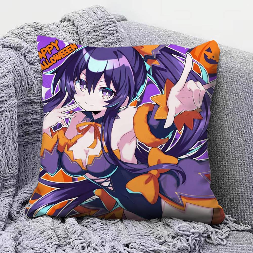 DATE A LIVE Аниме Девушка Милые Наволочки Домашние Подушки для Дивана и Декоративные На заказ