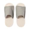 X средний [MUJI] Тапочки, серовато-белые,