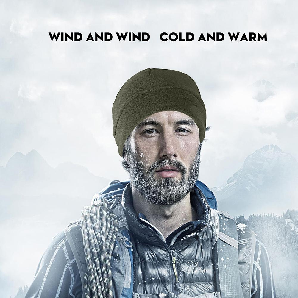 Шапки-шапки, зимние теплые спортивные шапки для езды на велосипеде, бега, лыжного спорта (Армейский Зеленый)