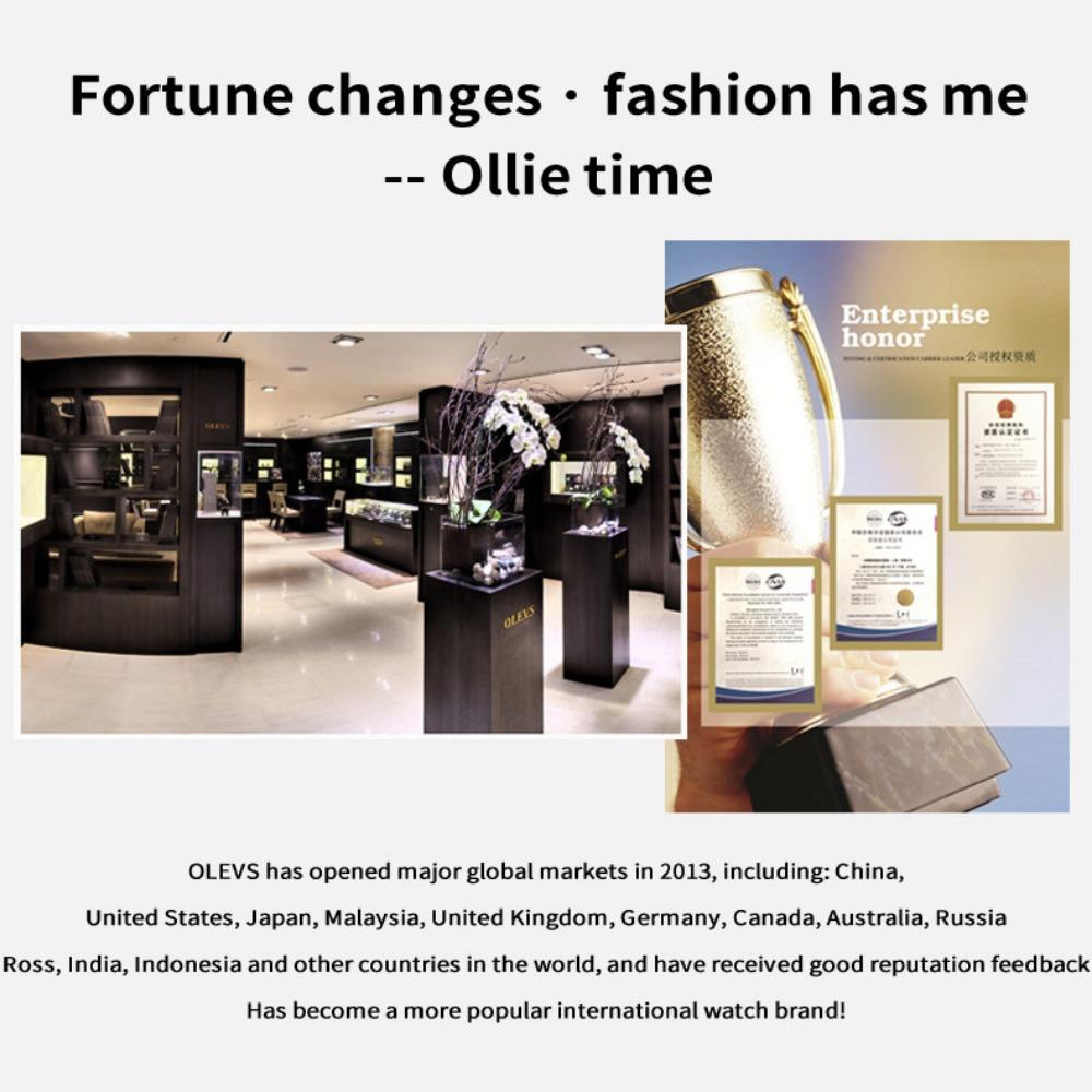 OLEVS New Top Men's Watch Multifunctional Mechanical Watch Fully Automatic Business Waterproof Men's Watch High -end Watch