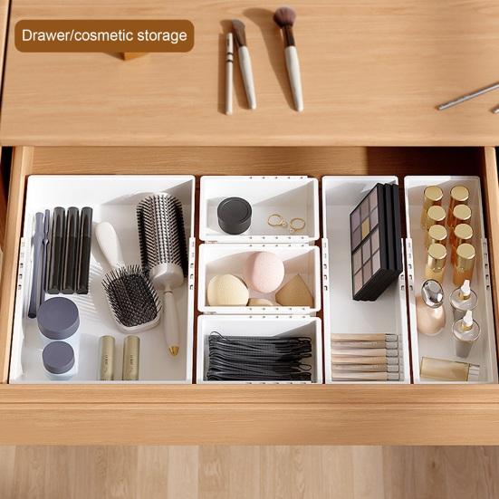 Retractable Drawer Storage Box Kitchen Cutlery Fork Spoon Bin Office Supplies Drawer Divider Multifunctional Underwear Sock