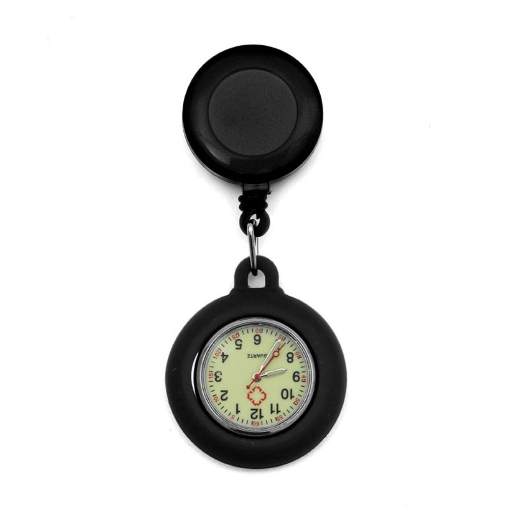 Silicone Pocket Watch Clip-on Doctor Hanging Luminous Fob Watch Nurse