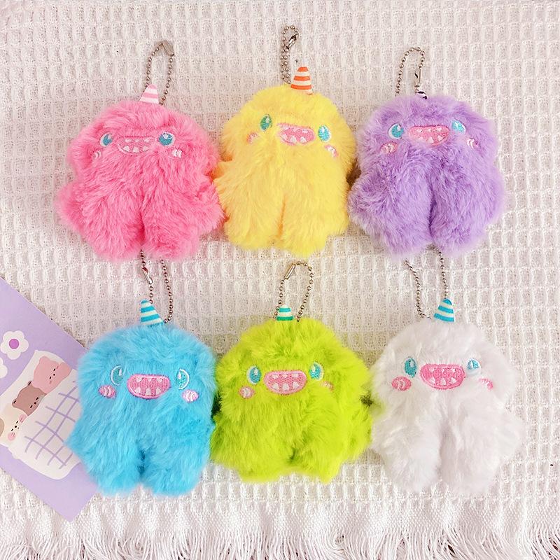Единорог Монстр Сумка Украшение Подарочный Брелок Кукла Плюшевая Кукла Кулон Мультяшный Красочный Глупый Подвеска