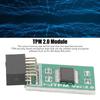 Модуль TPM 2.0 Сильное шифрование 14-контактный интерфейс LPC Плата модуля TPM для Win11 Зеленый модуль TPM 2.0