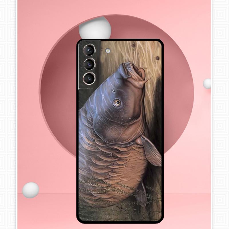 CARP FISH FISHING Case For Samsung Galaxy S24 Ultra S22 Plus S20 S21 FE S8 S9 S10 Note 10 20 S23 Ultra Cover