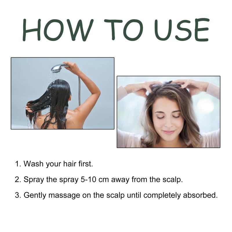 Onion Hair Oil Spray Deeply Repairs Breakage Hydrates Frizzy or Colored Hair for Salon Home Scene
