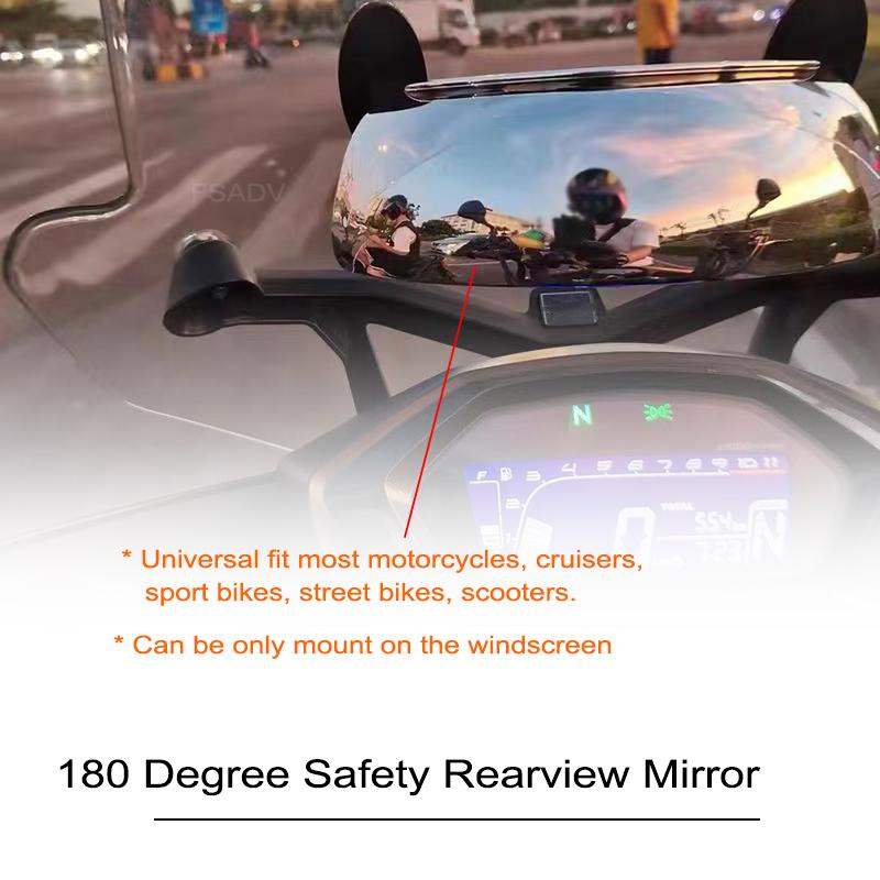 Новое зеркало заднего вида для мотоцикла 180, сверхширокоугольное центральное зеркало заднего вида для BMW R1200GS LC R1250GS F900R F850GS