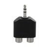 Interconnects TV Video Accessories Y Splitter Audio Adapter Converter 3.5mm To 2 RCA Female Male